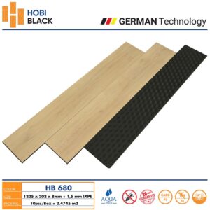 Sàn gỗ Hobi Black HB 680