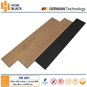 Sàn gỗ Hobi Black HB681