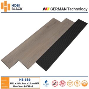 Sàn gỗ Hobi Black HB686