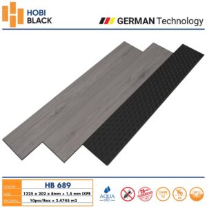 Sàn gỗ Hobi Black HB689