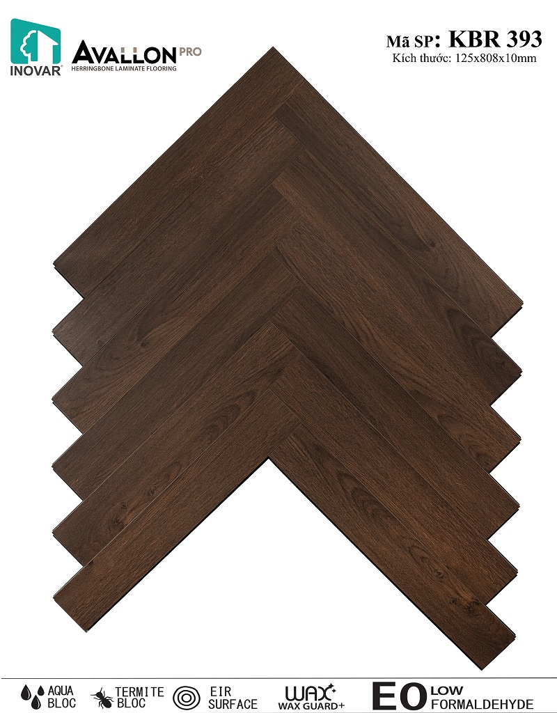 Sàn gỗ Inovar xương cá KBR393