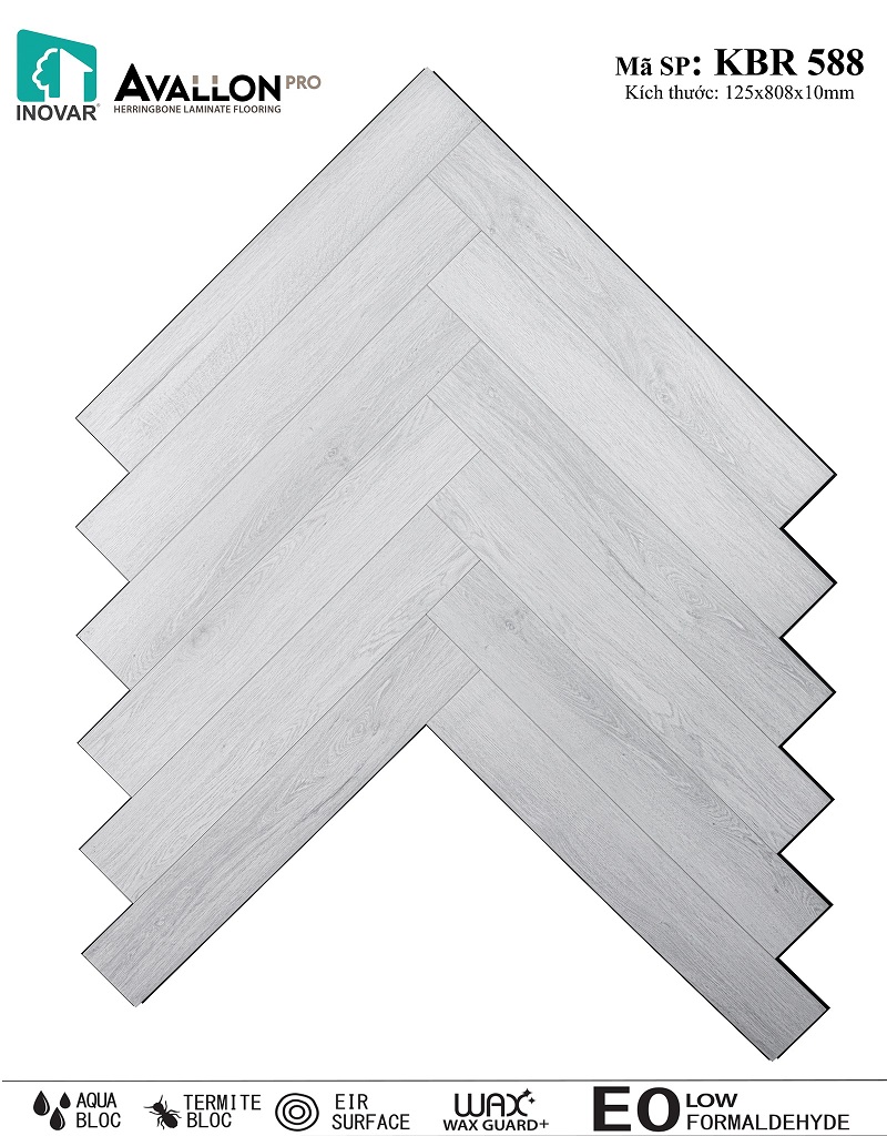 Sàn gỗ Inovar xương cá KBR588