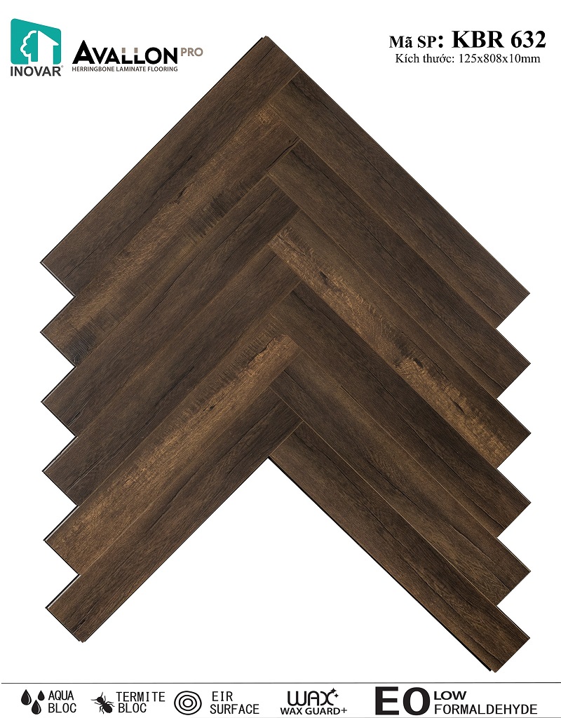 Sàn gỗ Inovar xương cá KBR632