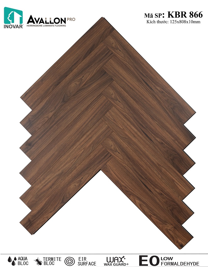 Sàn gỗ Inovar xương cá KBR866