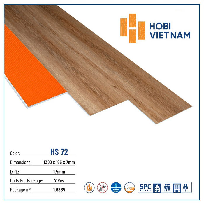 Sàn nhựa Hobiwood HS 72