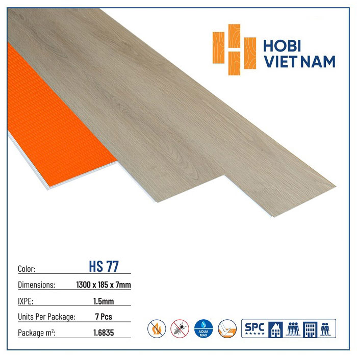 Sàn nhựa Hobiwood HS 77