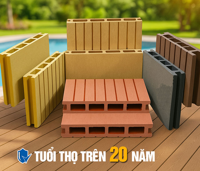 sàn gỗ nhựa ngoài trời