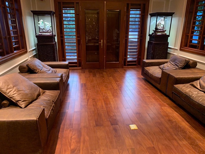 Sàn gỗ tự nhiên cho phòng khách
