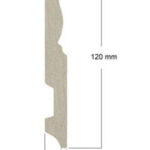 Phào chân tường nhựa cao 12cm