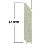 Phào chân tường nhựa cao 50mm