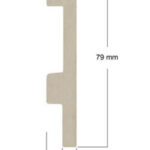 Phào chân tường nhựa cao 79mm