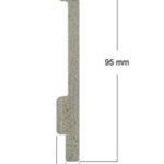 Phào chân tường nhựa cao 95mm