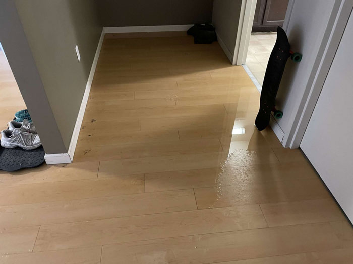 sửa sàn gỗ khi bị ngập nước