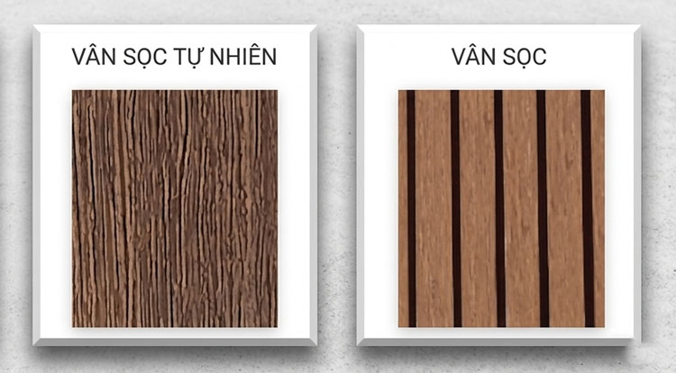 Các kiểu bề mặt sàn gỗ nhựa ngoài trời