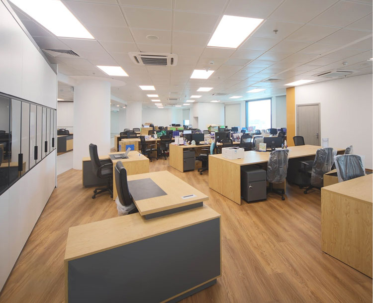 công trình thực tế sàn nhựa Vinyl