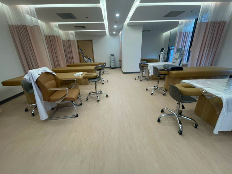 công trình thực tế sàn nhựa Vinyl