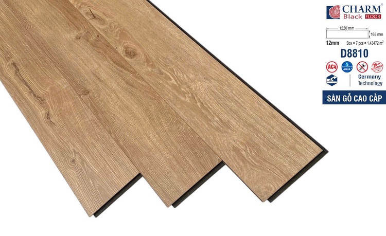 Sàn gỗ cốt đen Charm Wood D8810
