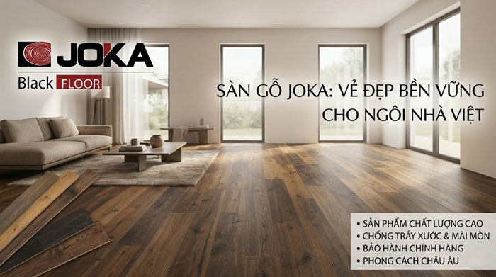sàn gỗ Joka cốt đen