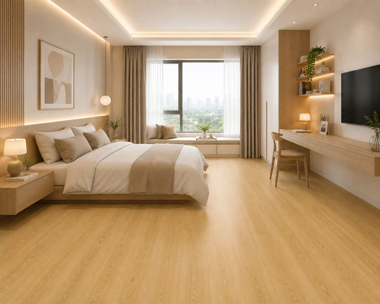 Sàn gỗ màu sáng Golden Oak