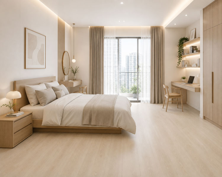 Sàn gỗ màu sáng Scandinavian Oak