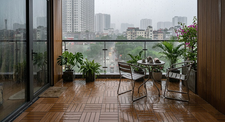 Vỉ gỗ nhựa có thực sự bền ngoài trời không