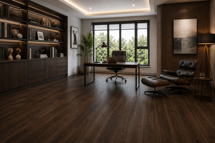 Sàn gỗ màu Dark Oak