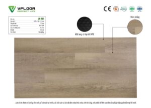 Sàn nhựa hèm khóa SPC Vfloor LK487