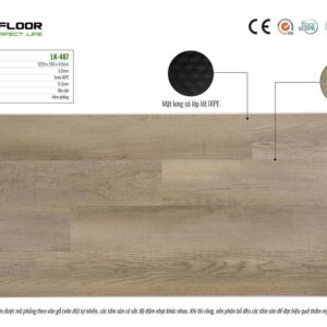 Sàn nhựa hèm khóa SPC Vfloor LK487