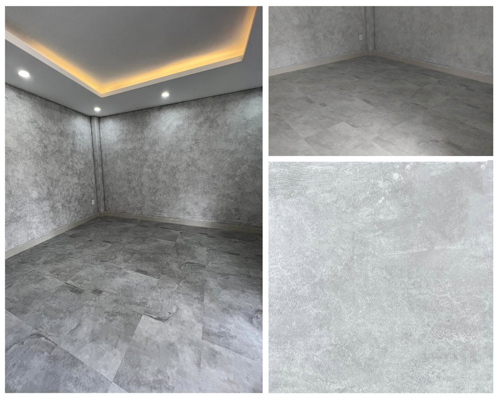 Công trình thực tế sàn nhựa dán keo