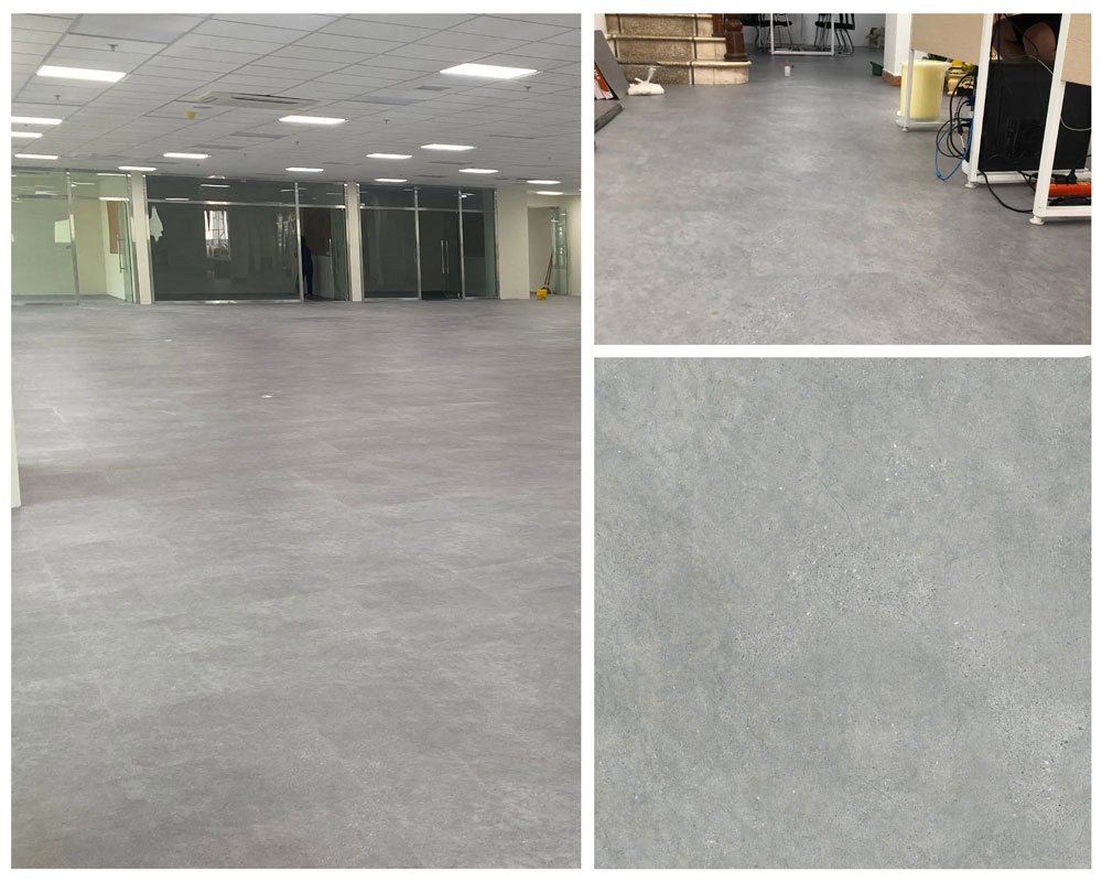 Công trình thực tế sàn nhựa dán keo