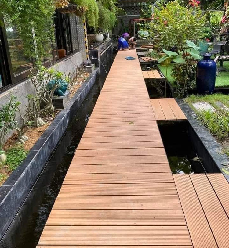 Nên dùng sàn gỗ nhựa ngoài trời 2m2 hay 2m9