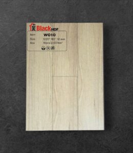 Sàn gỗ One Black cốt đen W010