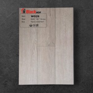 Sàn gỗ One Black cốt đen W029