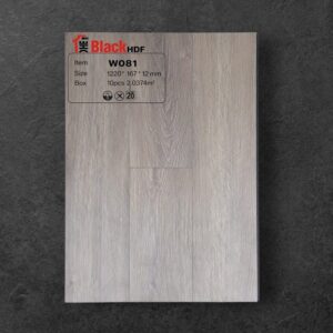 Sàn gỗ One Black cốt đen W081