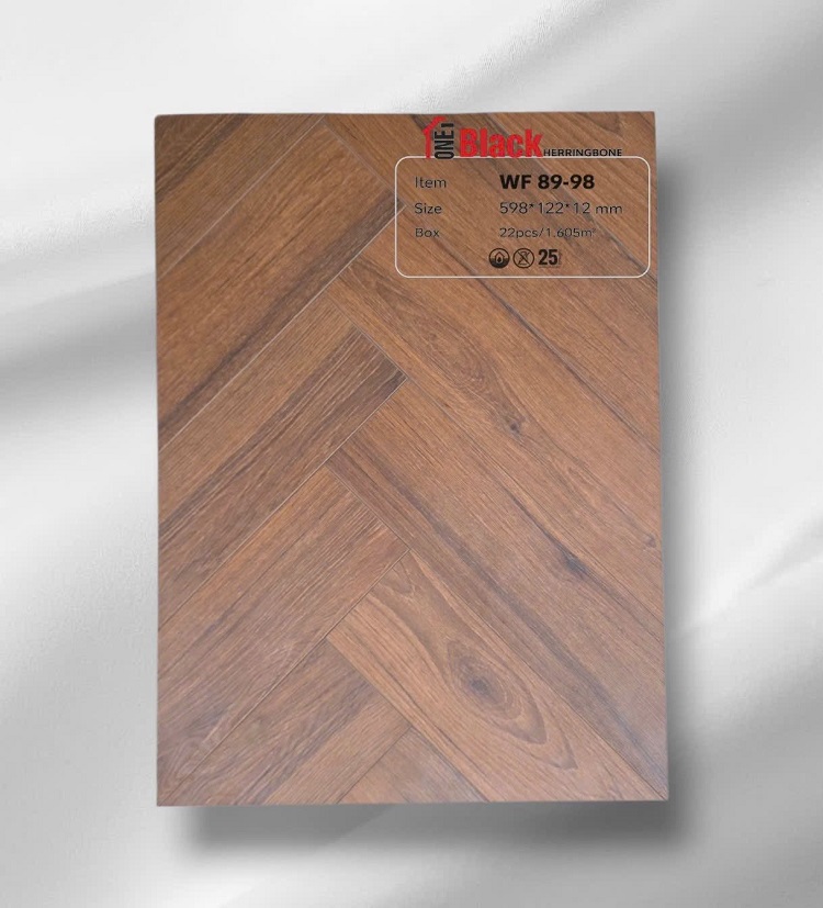 Sàn gỗ One Black cốt đen WF 89-98