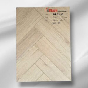 Sàn gỗ One Black cốt đen WF 01-10
