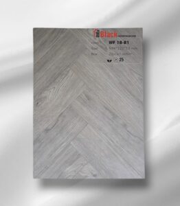Sàn gỗ One Black cốt đen WF 18-81