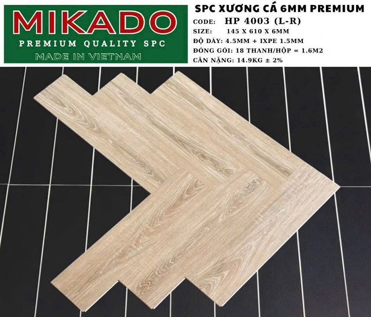 Sàn nhựa xương cá Mikado HP4003