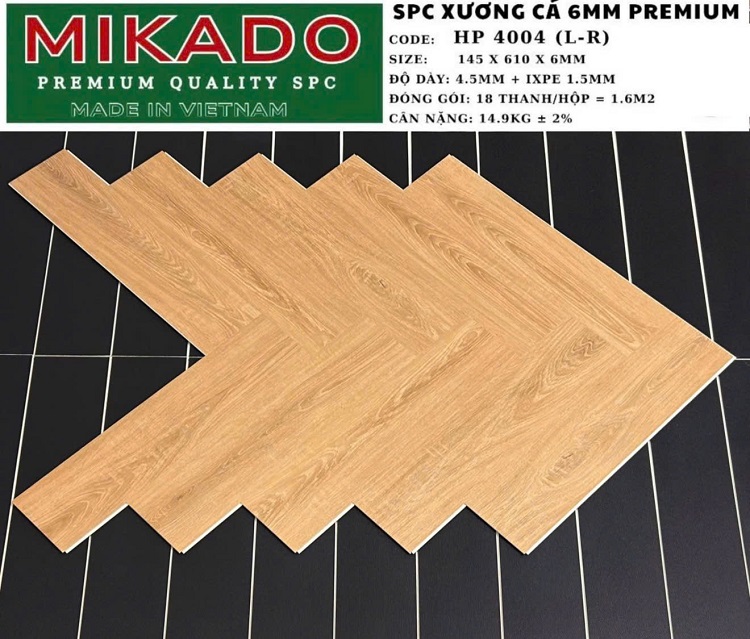 Sàn nhựa xương cá Mikado HP4004