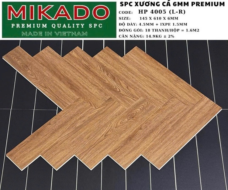 Sàn nhựa xương cá Mikado HP4005