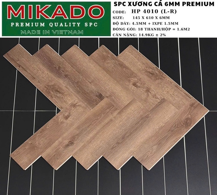 Sàn nhựa xương cá Mikado HP4010