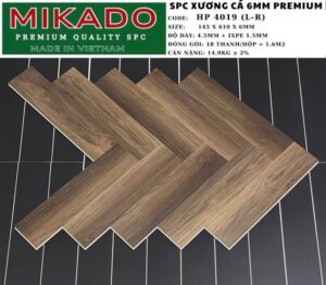 Sàn nhựa xương cá Mikado HP4019