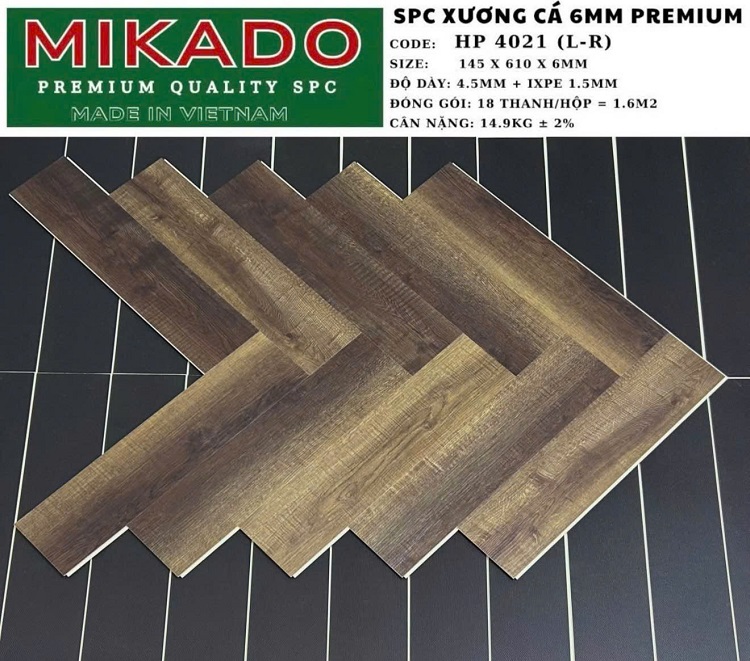 Sàn nhựa xương cá Mikado HP4021