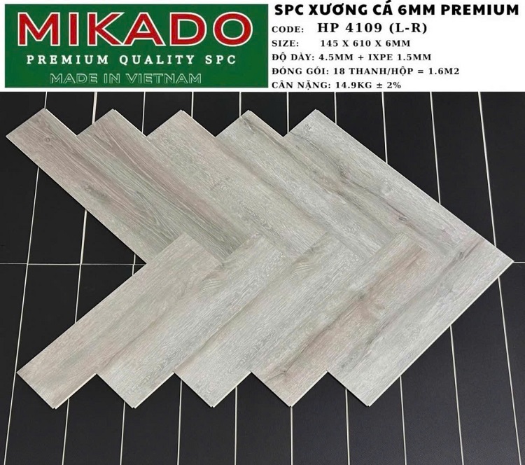 Sàn nhựa xương cá Mikado HP4109