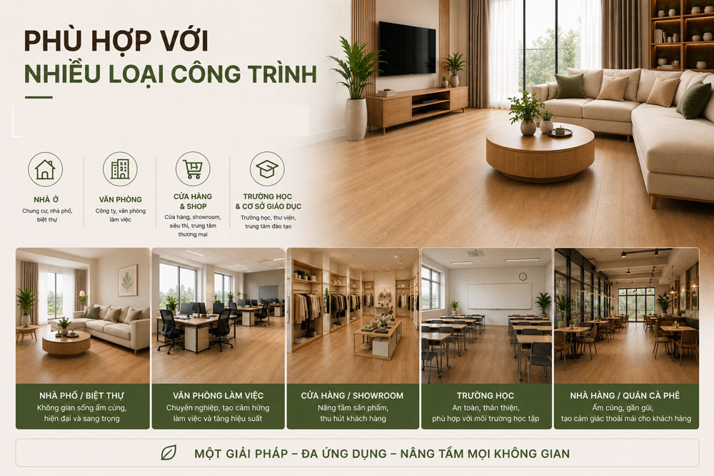 Vì sao sàn gỗ công nghiệp trở thành lựa chọn hàng đầu cho nhà ở hiện đại?