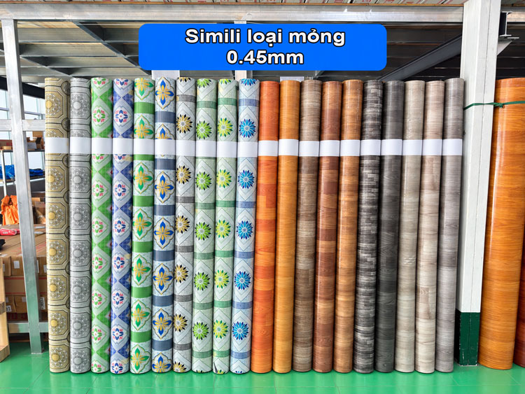 Mẫu tấm simili lót sàn đẹp được ưa chuộng